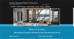 Desktop Screenshot of flyscreensuk.com