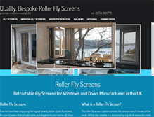 Tablet Screenshot of flyscreensuk.com